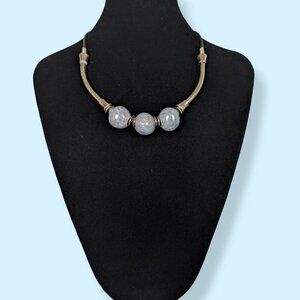 (2/$20) Vintage Chunky Ceramic Beaded Necklace